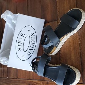 STEVE MADDEN Women's Catia Flatform Espadrille Sandals